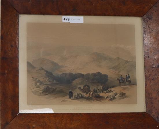 Day & Son, lithograph, Jugdulluck - The last stand made by General Elphinstones Army in the Calamitous Retreat, 37 x 46cm, burrwood fr